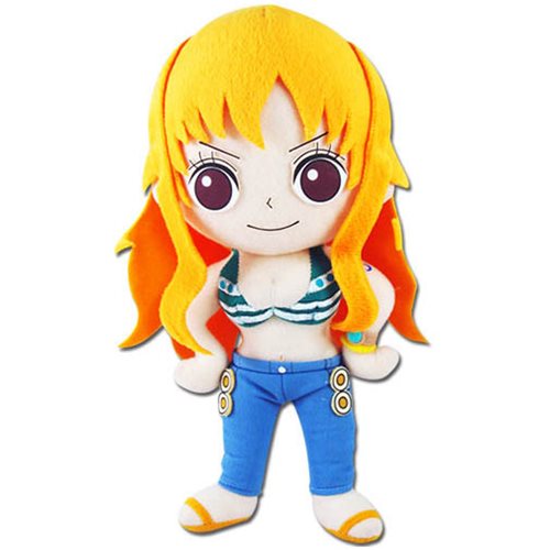 ONE PIECE 8" NAMI PLUSH FIGURE GREAT EASTERN ENTERTAINMENT PLUSHIE NEW IN BAG!