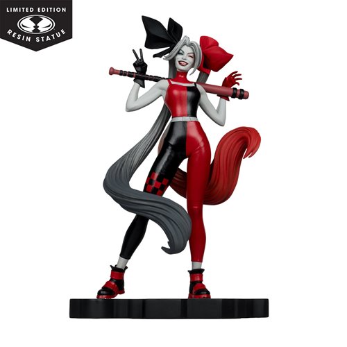 DC Direct Harley Quinn by Alex Garner Harley Quinn: Red, White and Black 1:10 Scale Resin Statue