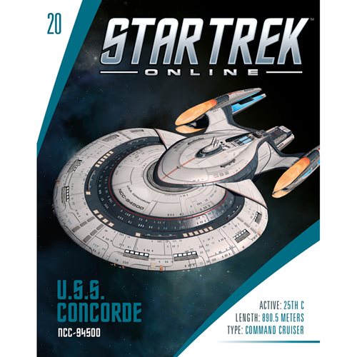 Star Trek Online Concorde-Class Federation Operation Command Battlecruiser Vehicle with Collector Ma