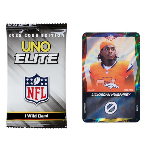 UNO Elite NFL 2025 Core Edition Game Booster Box Set