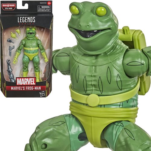 Spider-Man Marvel Legends 6-Inch Frog-Man Action Figure, Not Mint