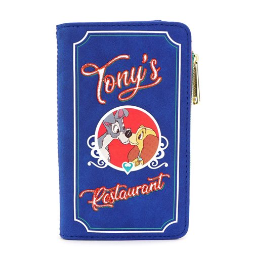 Lady and the Tramp Tony's Restaurant Menu Bifold Wallet