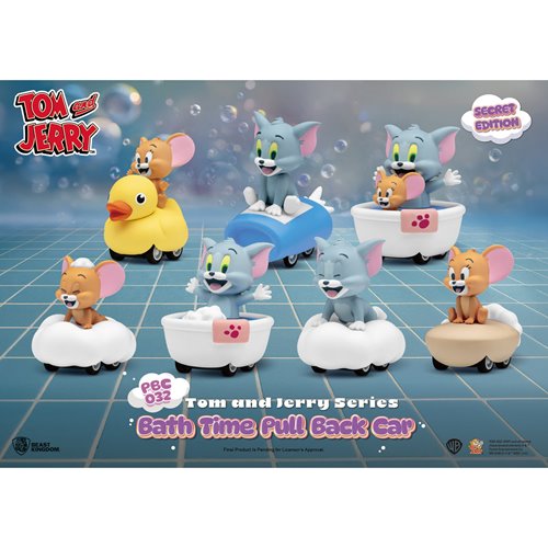 Tom and Jerry Bath Time Pull Back Car Series PBC-032 Vehicle Blind