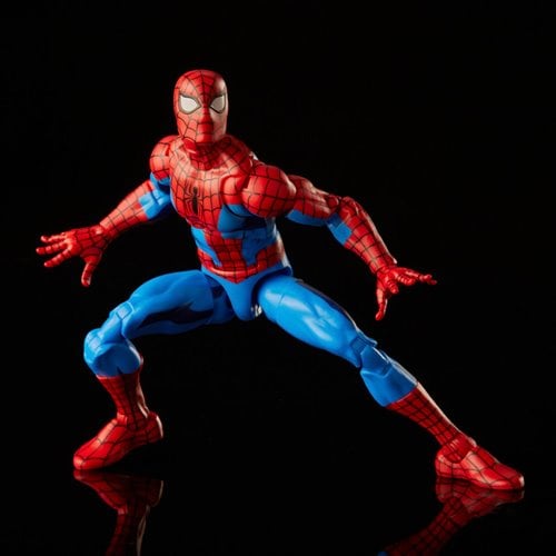 Spider-Man Retro Marvel Legends Cel Shaded Spider-Man 6-Inch Action Figure