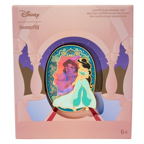 Aladdin Princess Jasmine 3-Inch Collector Box Pin