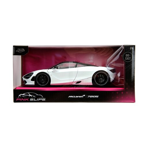 Pink Slips McLaren 720S White 1:24 Scale Die-Cast Metal Vehicle