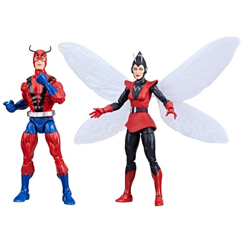 Avengers Marvel Legends Series Hank Pym (Giant-Man) and Janet Van Dyne (Wasp) 6-Inch Action Figure 2