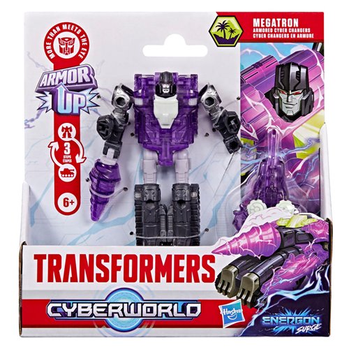 Transformers Cyberworld Megatron Armored Cyber Changers Energon Surge Action Figure