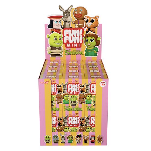 Shrek FUN! FUN! Mini-Figures Wave 1 Mystery Box Case of 9