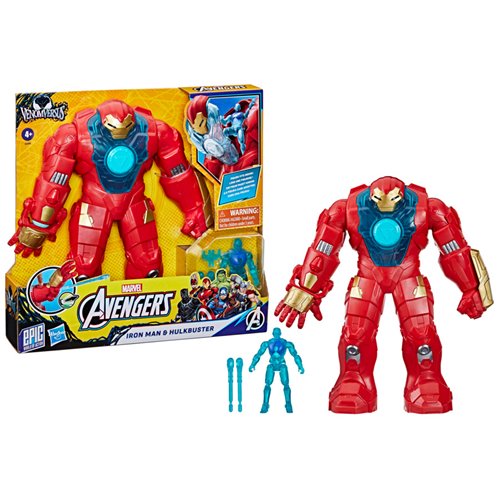 Avengers VenomVersus Epic World of Action Iron Man & Hulkbuster Armor Figure Set