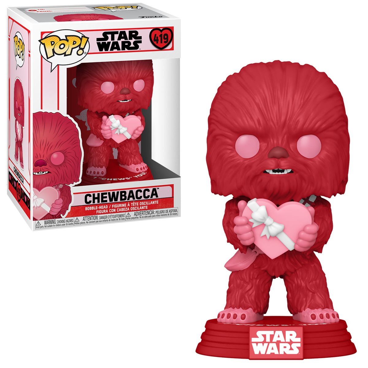 Funko Pop! Star Wars: Valentines - Chewbacca Cupido