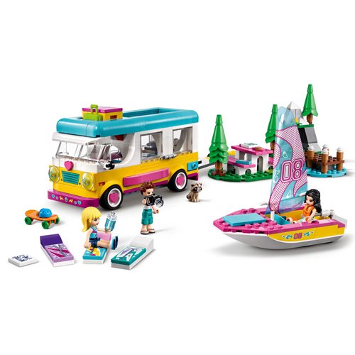 LEGO 41681 Friends Forest Camper Van and Sailboat