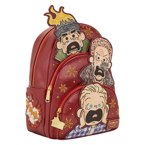 Home Alone Triple Pocket Mid-Size Backpack