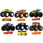 Hot Wheels Monster Truck Plus Car 1:64 Scale Vehicle 2-Pack 2026 Mix 1 Case of 8