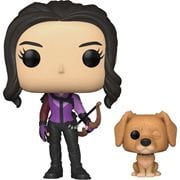Hawkeye Kate Bishop with Lucky the Pizza Dog Pop! Vinyl Figure and Buddy