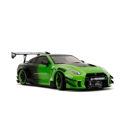 Pink Slips Wave 1 Nissan GT-R R35 with Liberty Walk Body Kit 1:18 Scale Die-Cast Metal Vehicle