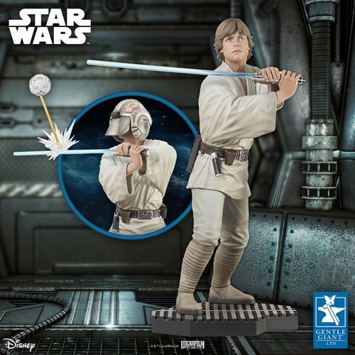 Star Wars: A New Hope Luke Skywalker Training Milestones Statue