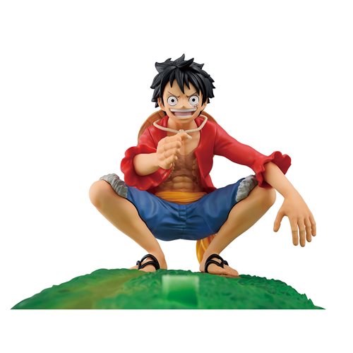 One Piece Monkey D. Luffy and Momonosuke TBA Ichibansho Statue