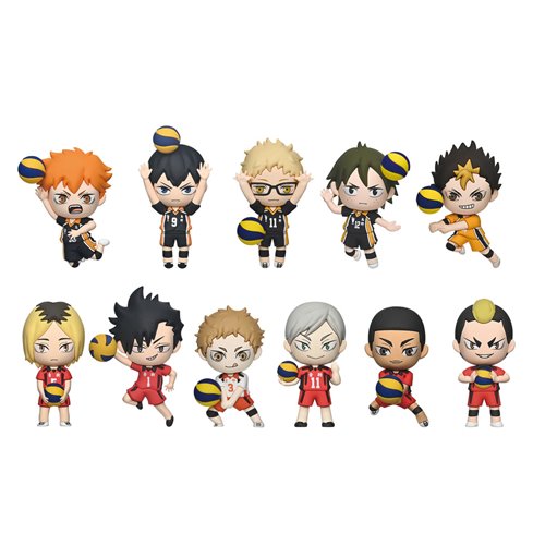 Haikyu!! Series 4 3D Foam Bag Clip Display Case of 24