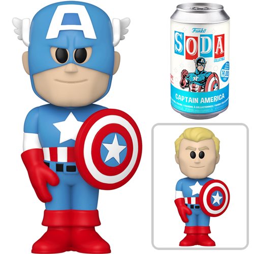 Captain America Vinyl Soda Figure