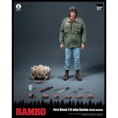Rambo: First Blood John Rambo Field Jacket 1:6 Scale Action Figure