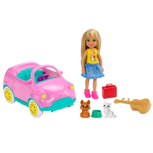 Barbie Club Chelsea Doll and Vehicle Set