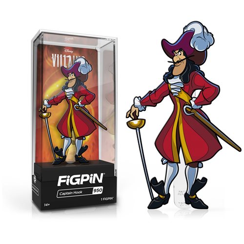 Disney Villains Captain Hook FiGPiN Classic 3-Inch Enamel Pin