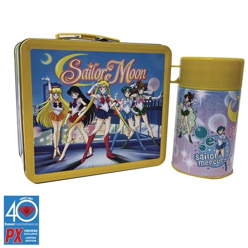 Sailor Moon Sailor Scout Lineup Tin Titans Lunch Box with Thermos - Previews Exclusive