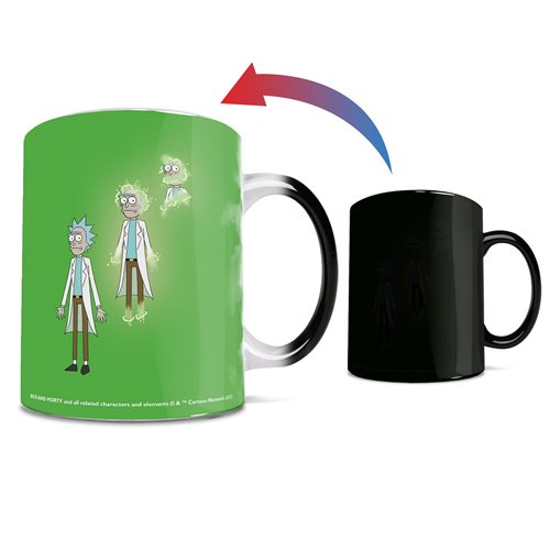 Rick and Morty Rick Heat-Sensitive Morphing Mug