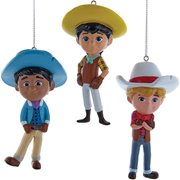 Dino Ranch Characters Blow Mold Ornament 3-Pack Set