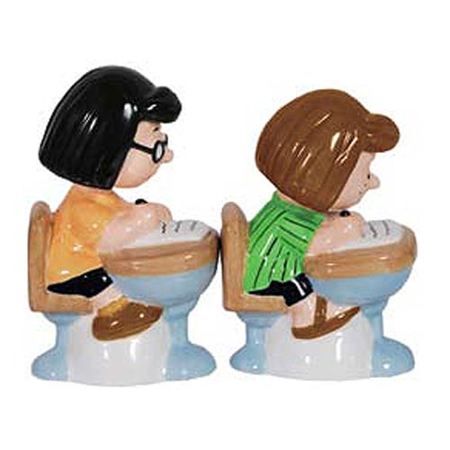 Peanuts Peppermint Patty and Marcie Salt and Pepper Shakers