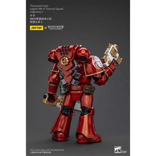 Joy Toy Warhammer 40,000 Thousand Sons Legion MK IV Tactital Squad Legionary 1 1:18 Scale Action Fig