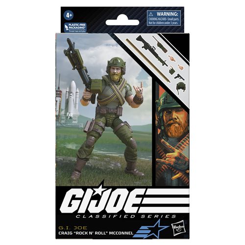 G.I. Joe Classified Series 6-Inch Craig Rock N Roll McConnel Action Figure