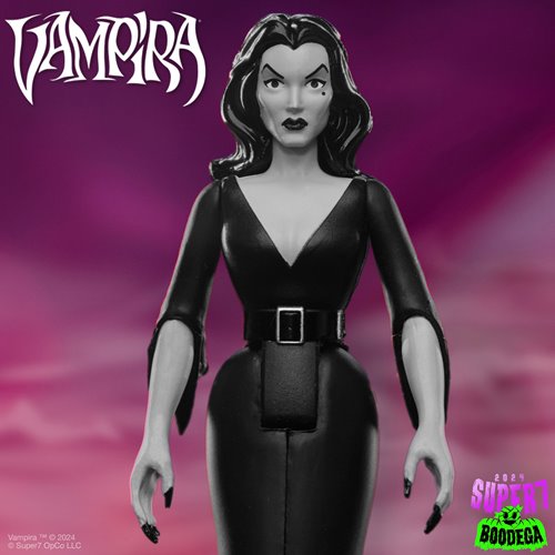 Vampira (Plan 9 Grayscale) 3 3/4-Inch ReAction Figure