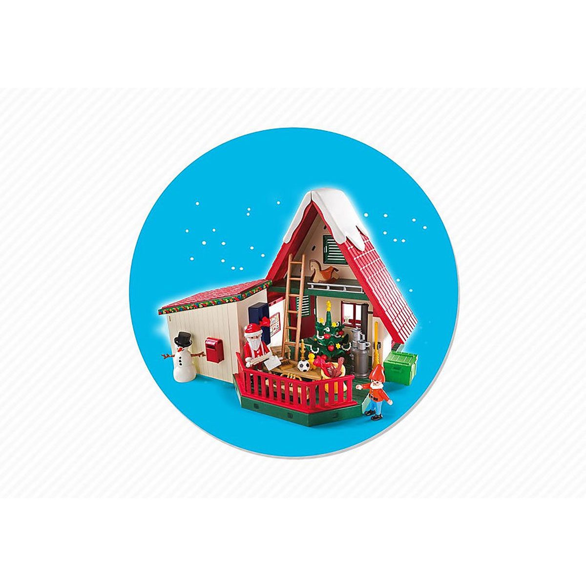 5976 Christmas Santa's Home - Entertainment Earth