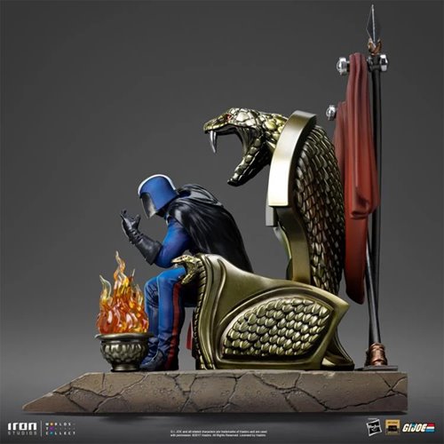 G.I. Joe Cobra Commander Deluxe 1:10 Art Scale Limited Edition Statue