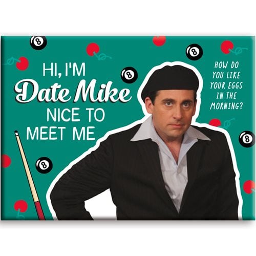 The Office Date Mike Flat Magnet