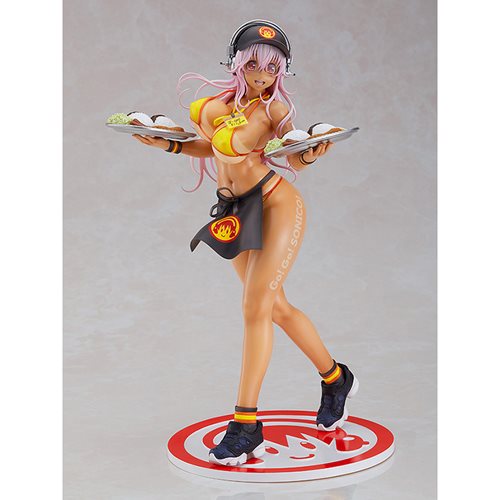 Super Sonico Nitroplus Bikini Waitress Ver.1:6 Scale Statue