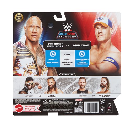 WWE Championship Showdown Series 23 Action Figure 2-Pack Case of 4