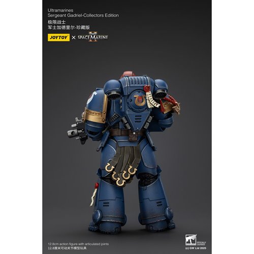 Joy Toy Warhammer Space Marine II Ultramarines Sergeant Gadriel Collectors Edition 1:18 Scale Action