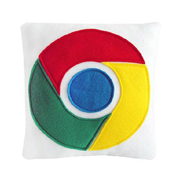 Google Chrome Logo Pillow