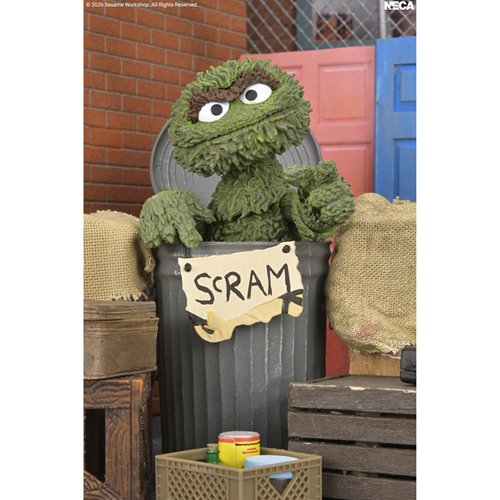 Sesame Street Ultimate Oscar the Grough 7-Inch Scale Action Figure