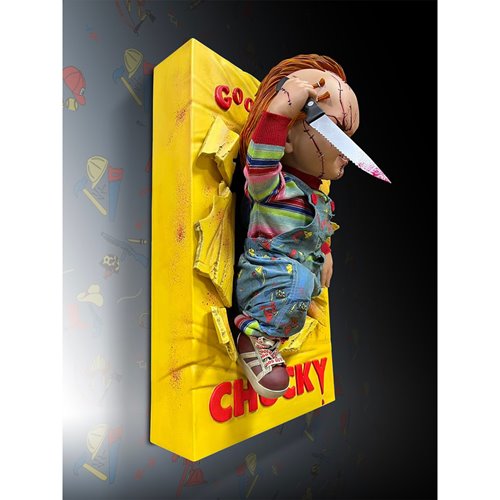 Bride of Chucky Chucky 1:1 Scale Life-Size Wall Sculpture Mount