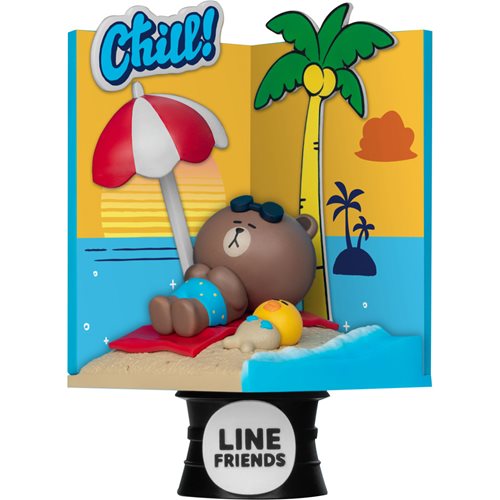Line Friends Beach DS-106 D-Stage 6-Inch Statue