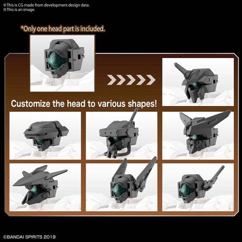 30 Minute Missions 14 Option Parts Set 6 Customize Heads A Model Kit