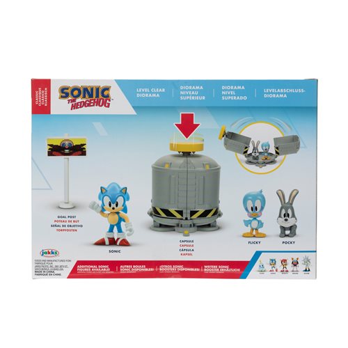 Sonic the Hedgehog 2 1/2-Inch Level Clear Diorama Playset
