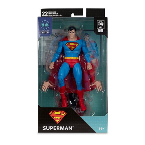 DC Direct Wave 4 Superman The Silver Age 7-Inch Scale Action Figure with McFarlane Toys Digital Coll