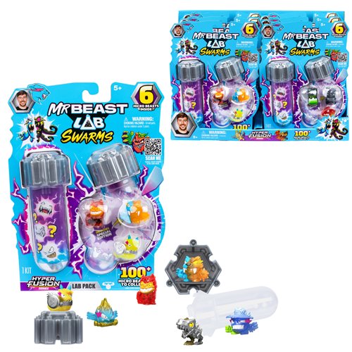 MrBeast Lab Swarms Lab Mini-Figure 6-Pack Series 13 - Random 2 Sets