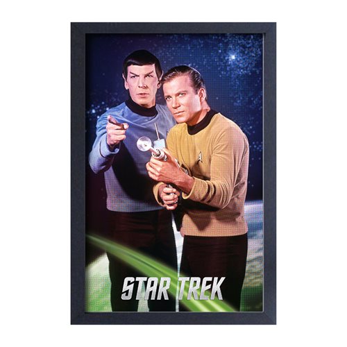 Star Trek: The Original Series Kirk and Spock Framed Art Print