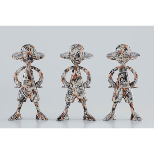 One Piece Luffy's Archive of Adventure Volume 1 Blind-Box Mini-Figure Case of 10